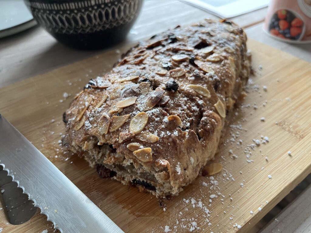 Nog een foto van de kerststol