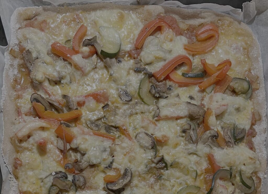 Zuurdesem plaatpizza