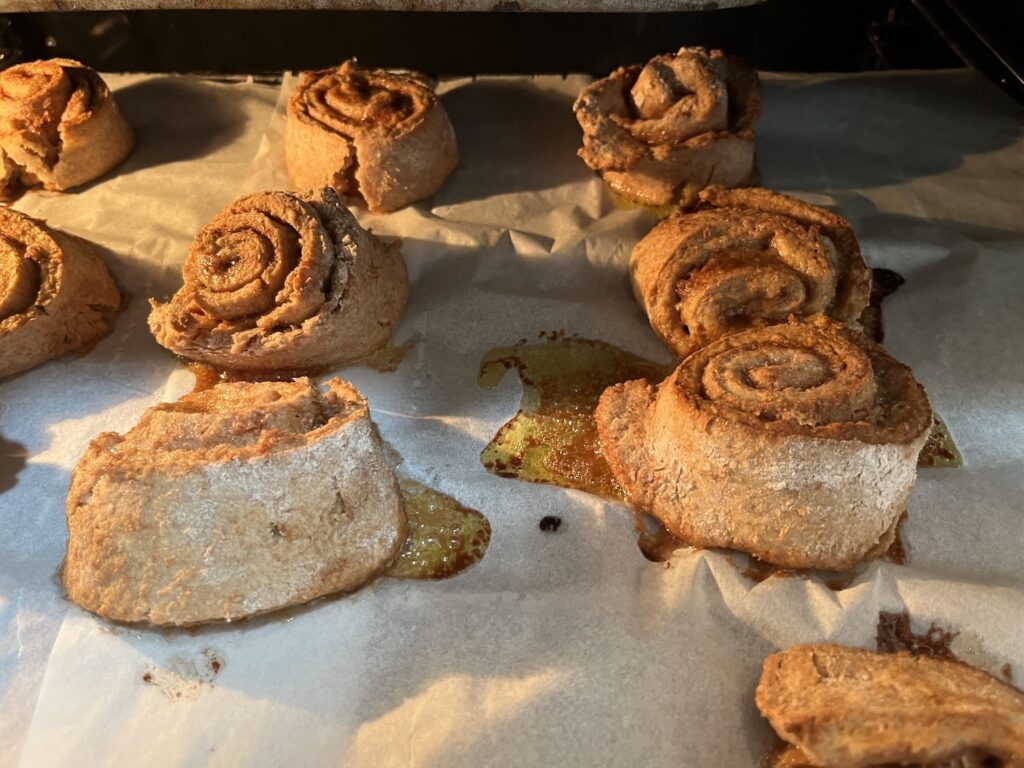Kaneelbroodjes uit de oven
